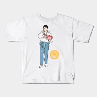 Xiumin in Ceo Dol Mart Korean Drama Kids T-Shirt